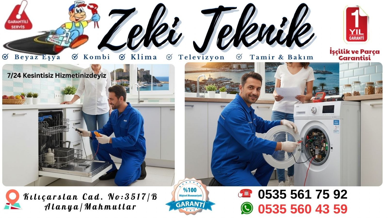 Mahmutlar Beyaz Eşya Servisi